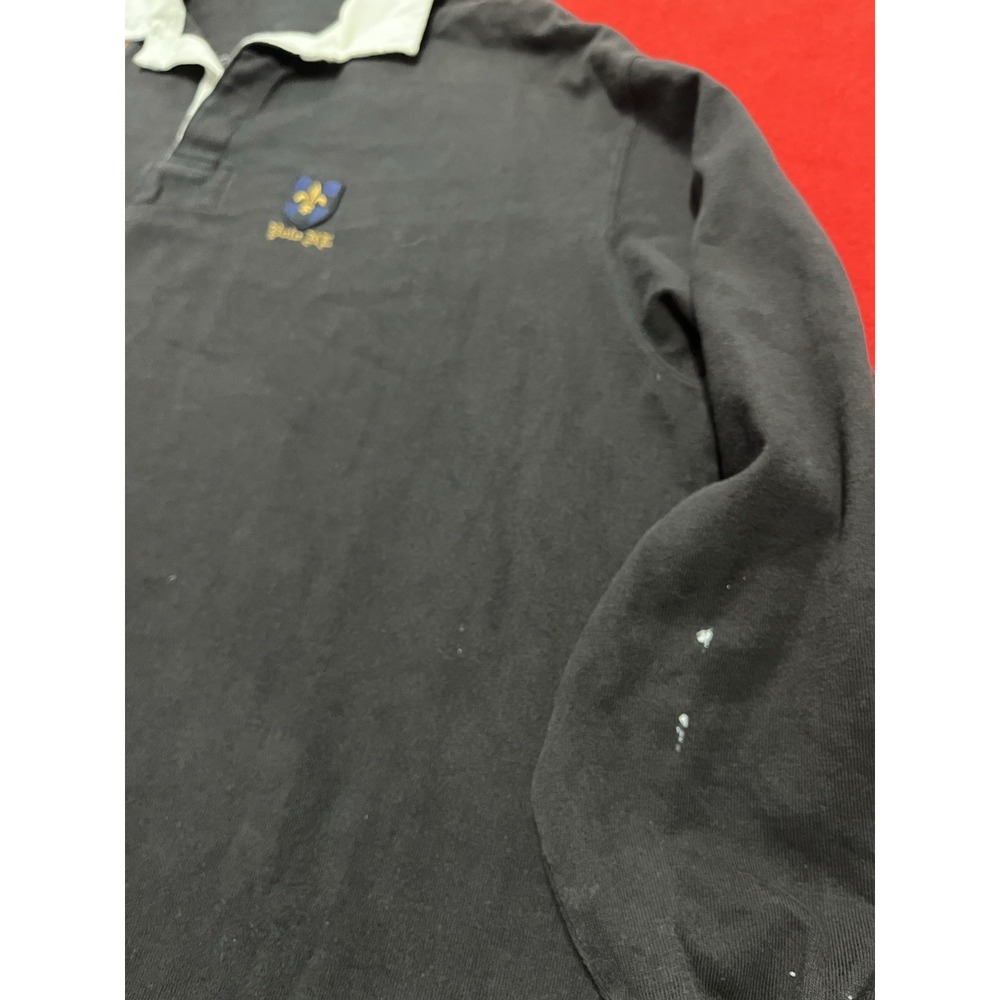Men's Size 2XL polo Ralph Lauren Fleur De Lis Long Sleeve Quarter Button - Picture 5 of 8